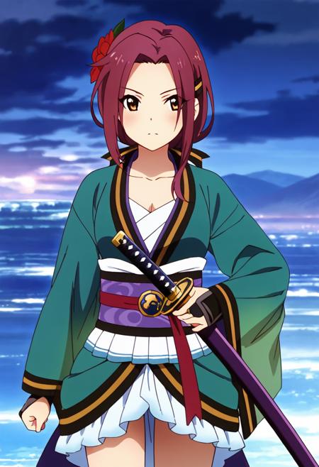 Princess Connect / Ruka tachiarai ( ルカ ) (流夏) / summer and default outfit