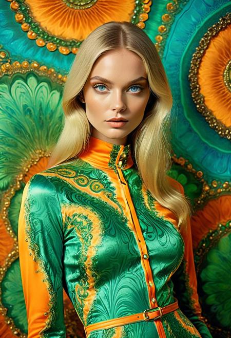20th Century fashions - 1970s Psychedelic style