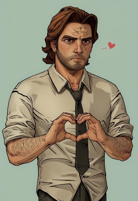 Bigby Wolf - The Wolf Among Us [SDXL Pony]