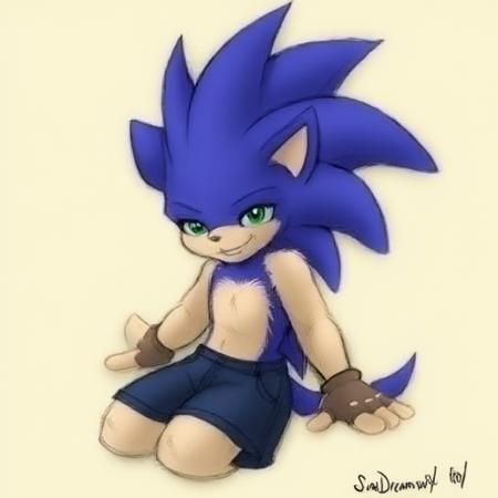 Sonic the Hedgehog Anthro Version Flux