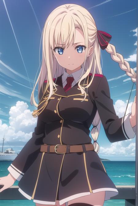 Wilhelmina Braunschweig Ingenohl Friedeburg (ヴィルヘルミーナ・ブラウンシュヴァイク・インゲノール・フリーデブルク) - High School Fleet (ハイスクール・フリート)