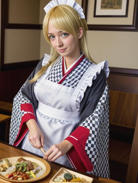 Character Change (♀) - Japanese Maid (和風メイド) - A Mix of Cultures!