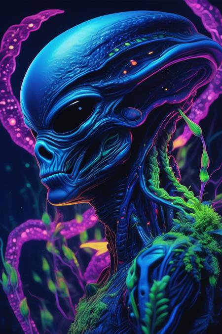Blacklight Makeup — SDXL LoRA