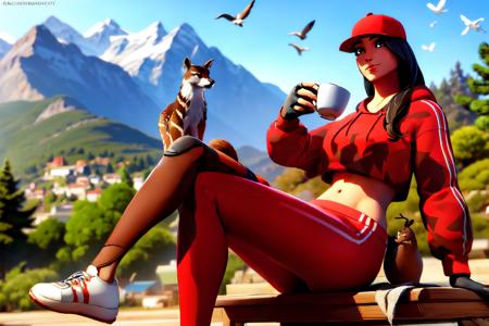Ruby 5 Skins (Ruby, Ruby Shadows, Boardwalk, Remedy, Toxin, Purple Remedy) Fortnite | Pony / SD1.5