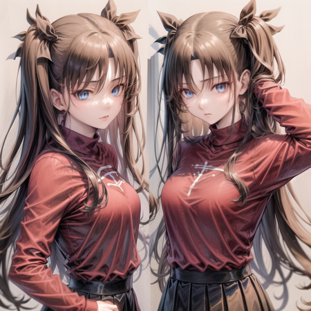 Rin tohsaka  LORA and(Pony)  from fate stay night visual novel