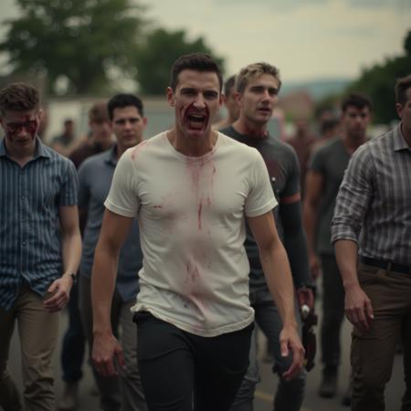 Army of the Dead (zombie horror film style) XL + F1D