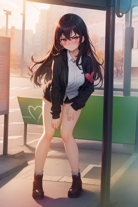 正常坐姿与站着弯腰 / Normal sitting posture and bending over while standing (full body)