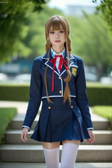 刀剑神域 结城明日奈 校服 yuuki asuna school uniform