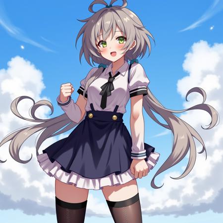 黑白连衣裙洛天依(Luo Tianyi with white and black dress)版本Flux1 (ID: 1150201)