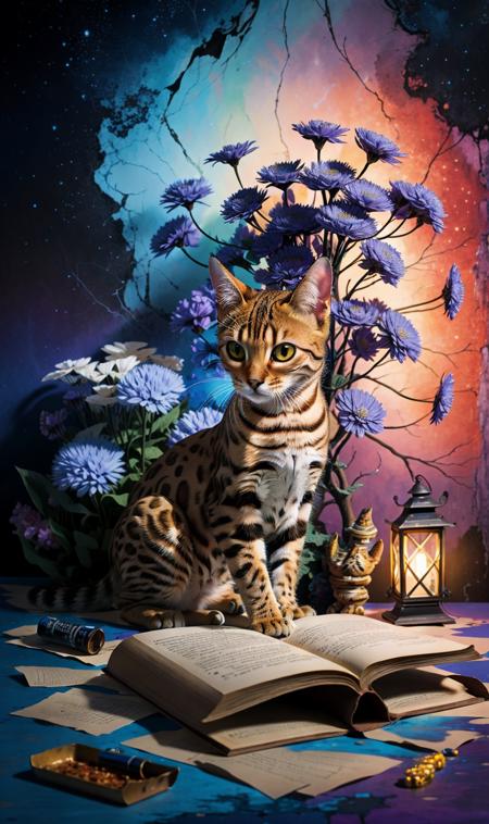 Animal model - Bengal Ocelot cat