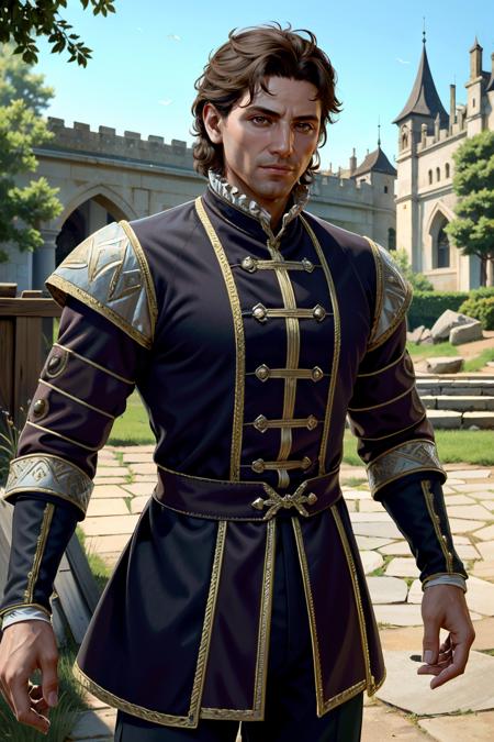 Human Raphael from Baldur's Gate 3