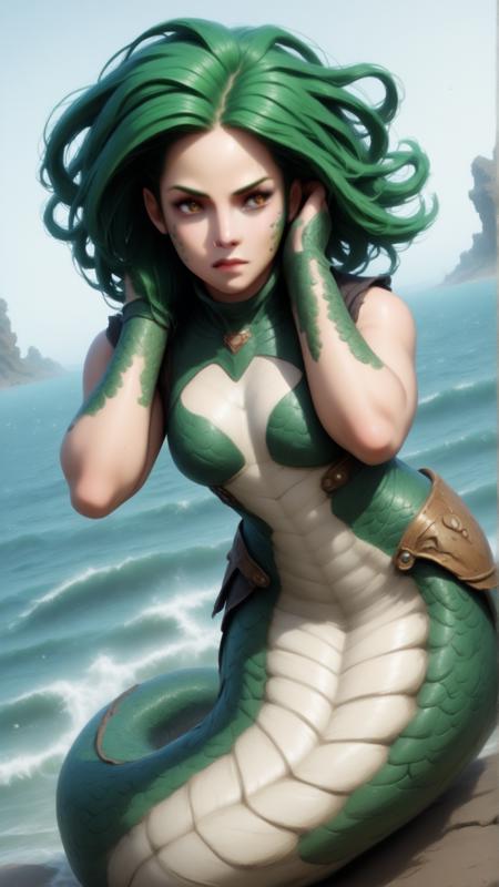 Naga - Creature Concept - Illustrious