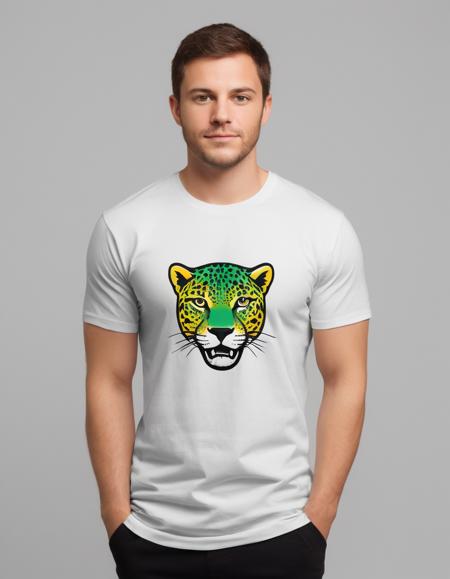 FRESH IDEAS @ The logo printed on the T-shirt