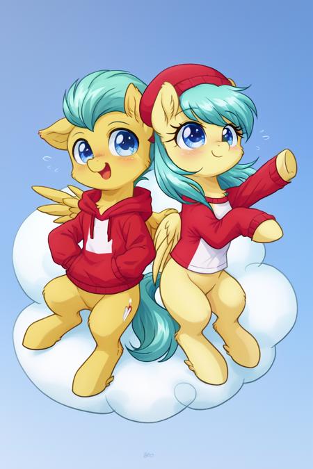 Barrel Twins (Barley Barrel & Pickle Barrel) [PonyXL]版本V1 (ID: 1253393)
