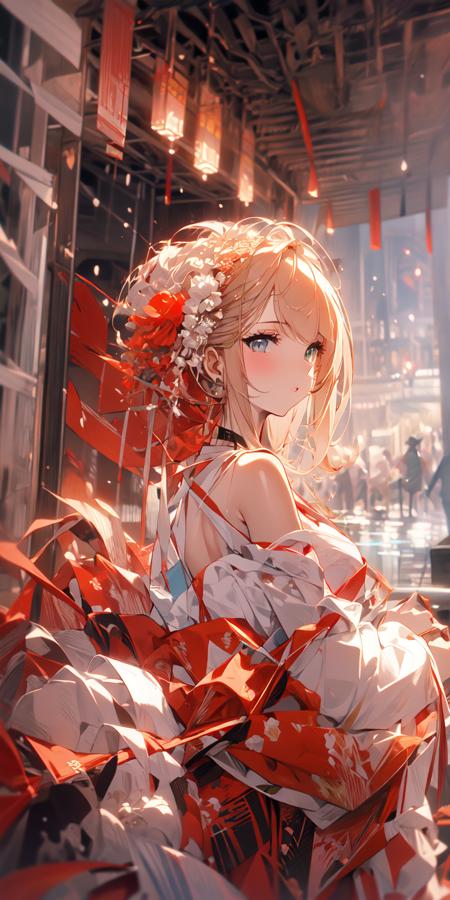 百花缭乱/midjourney 二次元/midjourney anime style Lora