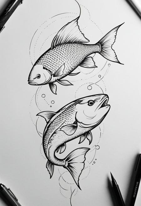 Fine Line Style SDXL