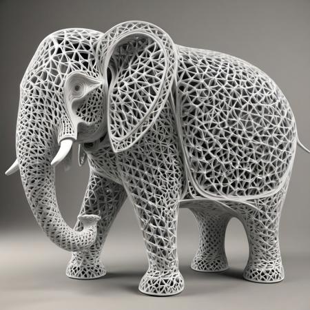 Gyroid shape morph - XL版本SDXL V1.0 (ID: 645419)