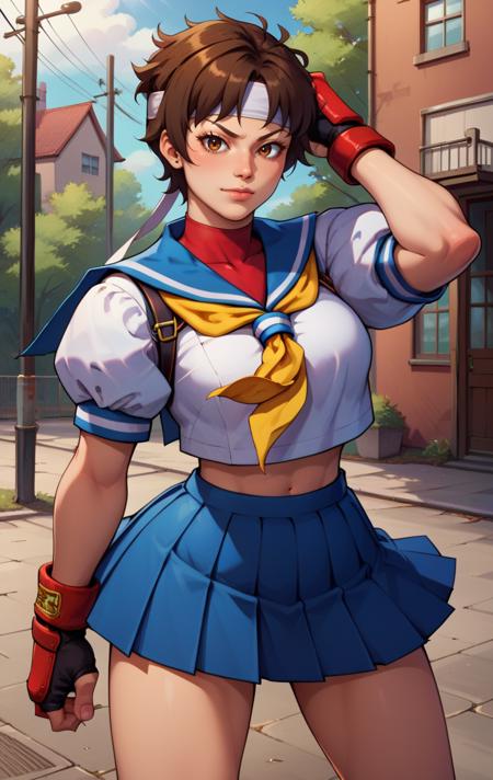 Sakura / STREET FIGHTER (NSFW/SFW) 1.5/ SDXL LORA PONY