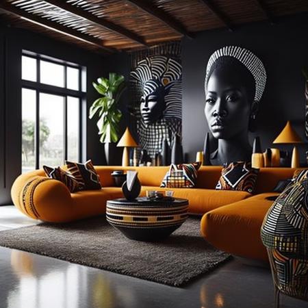 African style interior design