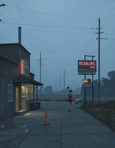 Rural Sci-fi - Digital Painting - Simon Stålenhag Style