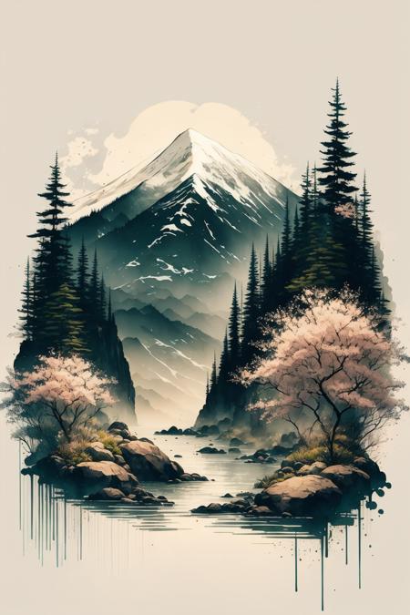 Ink scenery | 水墨山水