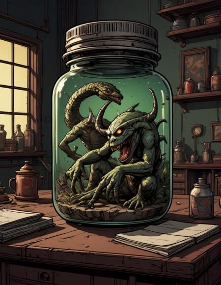 Eldritch Comics  | for Flux.1 dev