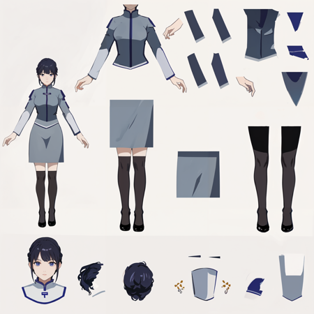 Vtuber - LIVE2D  Split Model 虚拟主播 VTuber - Virtual YouTuber【皮套噩梦】