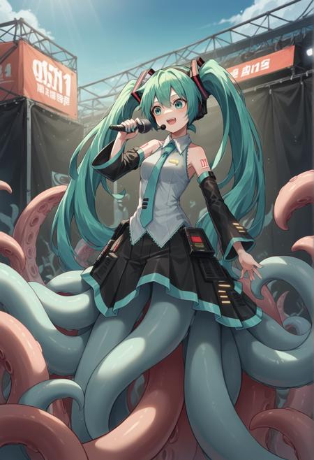 Tentacle girl [Pony + Illustrious] XL