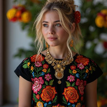 Tehuana dress - México