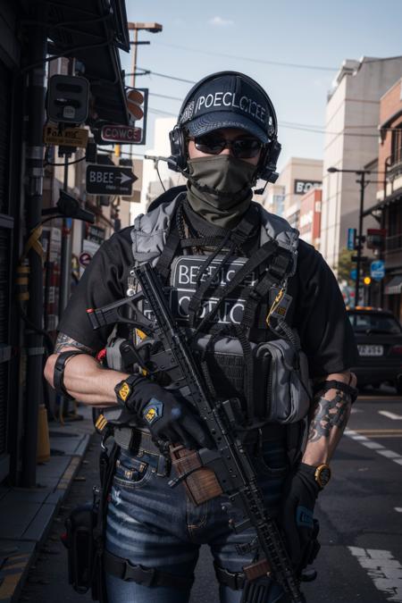 British counter-terrorism police