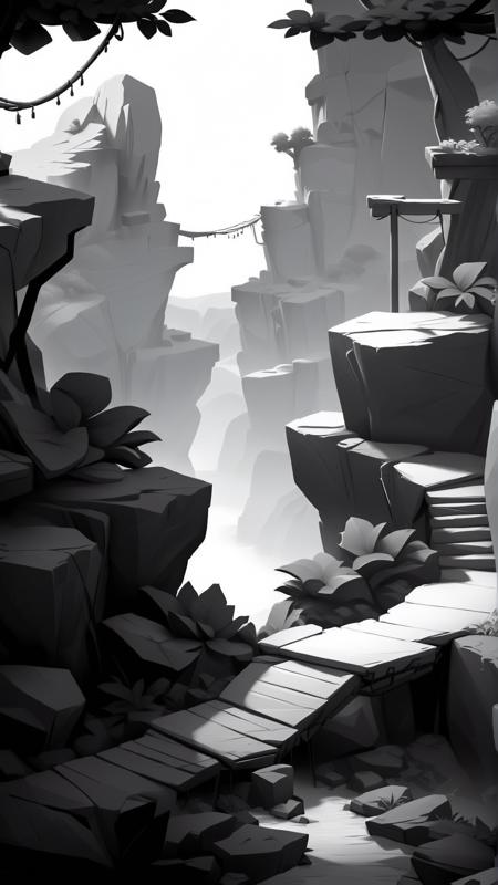 Whitebox Style SDXL - Environment & Level Design Concept Art Game Dev Tool