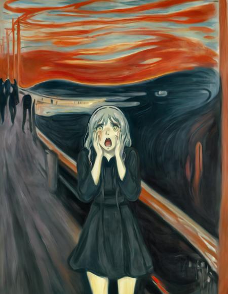 Edvard Munch SDXL 1.0 art style LoRA ?版本v1.0 (ID: 141483)