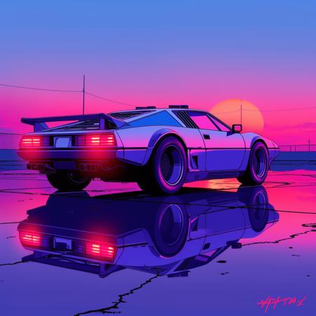 Retro neon style [FLUX+SD+XL+Illustrious-XL+Pony]