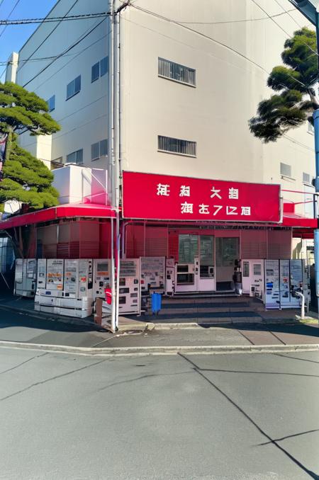 うどん自販機（神戸）Udon vending machine (Kobe,Japan)
