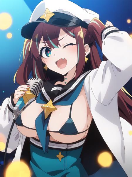 [Pony/Animagine] Akoya Matama (Loco Musica) | Mahou Shoujo ni Akogarete版本XL-pony-v1 (ID: 393514)