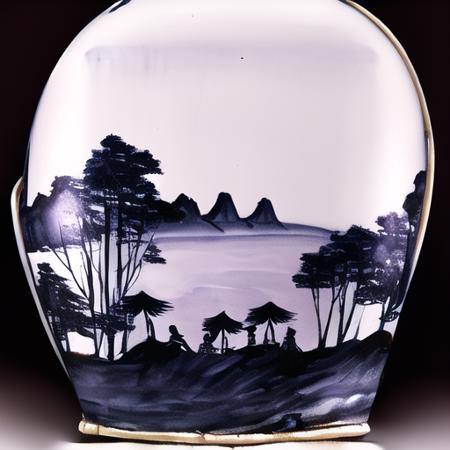 Cheonghwa Baekja (Korean Blue and white pottery)