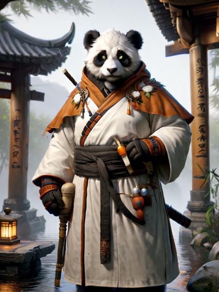 Pandaren WoW Style [SDXL LoRA]