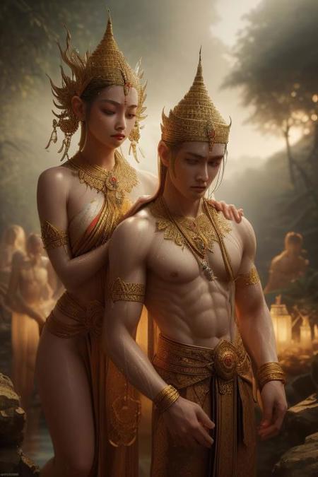 Thai girl posture