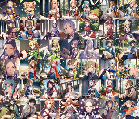 Sword Art Online - Characterpack - Mash-up Pack版本Pony (ID: 637346)