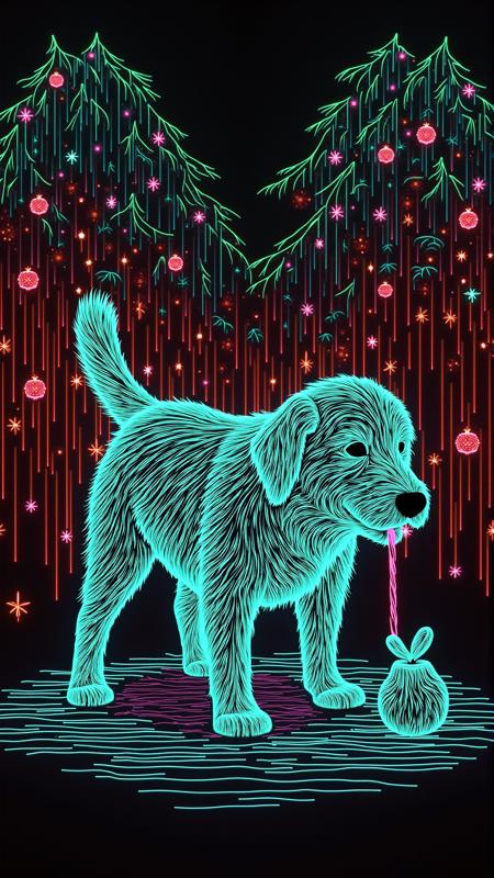 Neon Christmas Style [Flux]