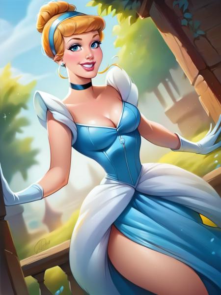 Cinderella Disney Princess - SD 1.5 | XL PONY - by YeiyeiArt