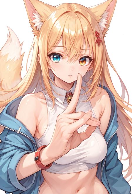 (PonyXL) Aki's fox shadow puppet (chainsaw man pose meme)