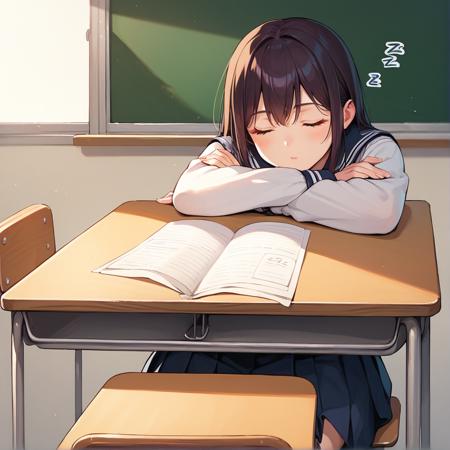 [Pony XL] Zzz Sleeping Text