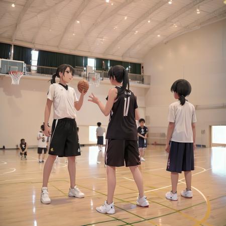 体育館 Japanese school gymnasium SD15