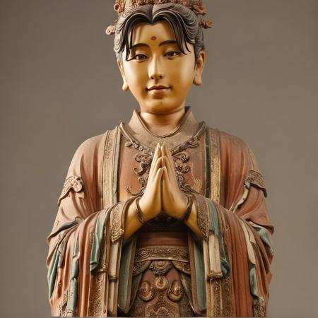 Ancient Chinese Temple Sculpture Style