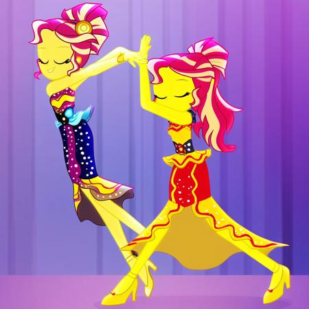 Sunset Shimmer flamenco 2