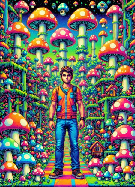 DonM - Shroom Kingdom 8bit [SD,SDXL,Pony]