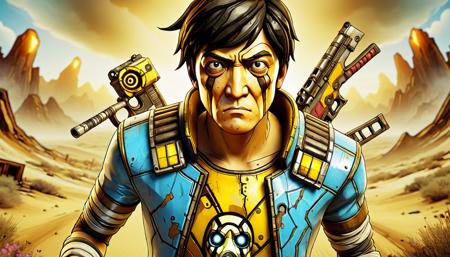 Borderlands Style (SDXL)