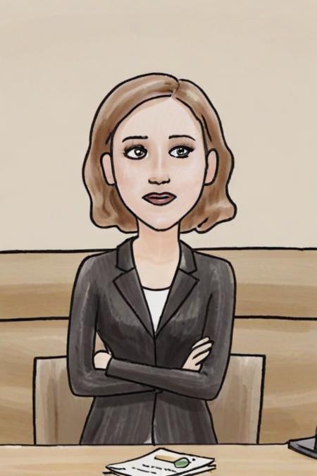 The Good Fight cartoon style