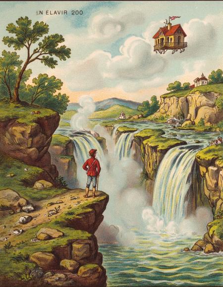 19th century retro futurism - Jean-Marc Côté Style